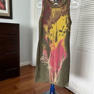 Missoni dress with metallic thread.
